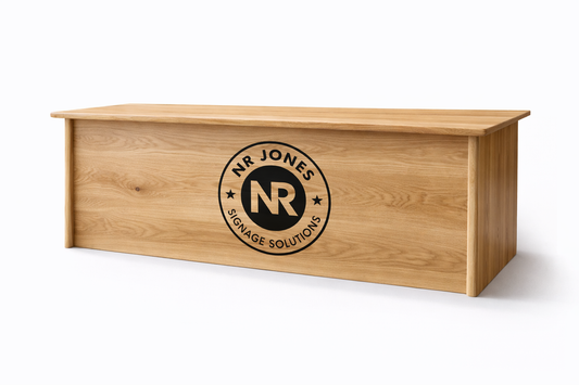 CHRIS - Solid Oak Executive's Work Desk