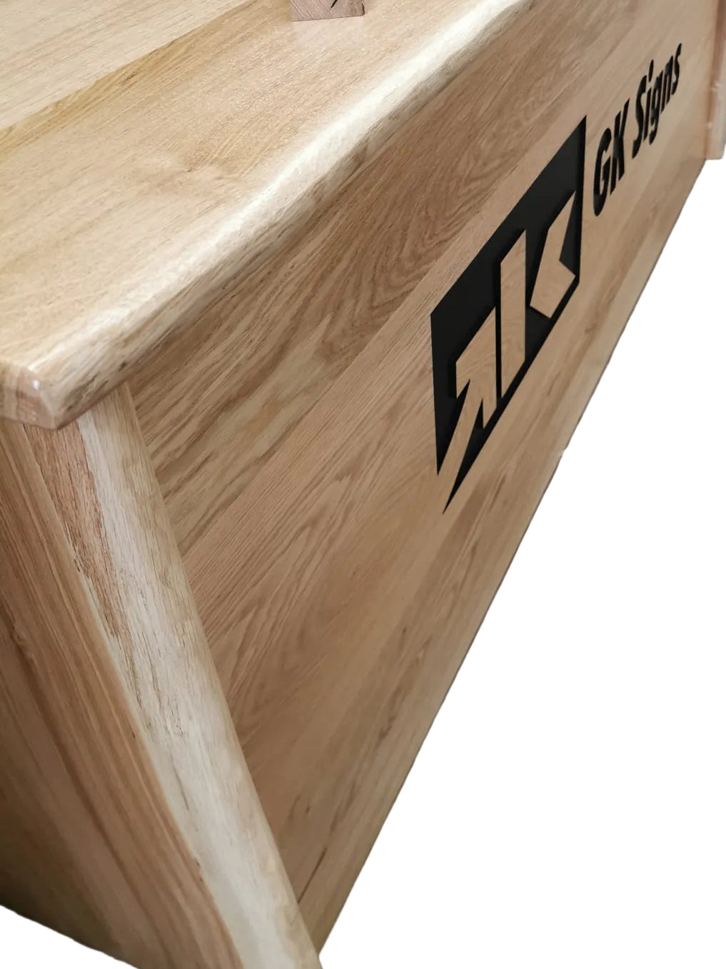 CHRIS - Solid Oak Executive's Work Desk